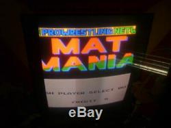 Vintage 1982 Mat Mania by Memtron Video Arcade Machine Game