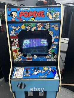 Vintage 1982 Nintendo Popeye Arcade Cabinet