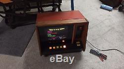 Vintage Coin Operated ARCADE Table Top Bar Machine Blackjack 21 POKER VIDEO GAME