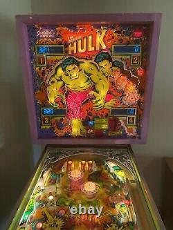 Vintage Marvel Gottleib's 1979 Incredible Hulk Pinball Machine Original