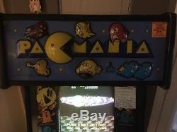 Vintage Pacmania Upright Arcade Video Game Machine Great Working-condition