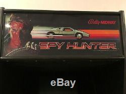 Vintage RESTORED 1983 Bally Midway Spy Hunter Arcade Game Machine Works 100 %