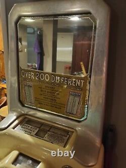 Vintage Watling Chicago Co Scale and Fortune Telling Machine (red/white)