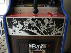 Vintage Zaxxon Arcade Machine In A Original Midway Gorf Mini Arcade Cabinet