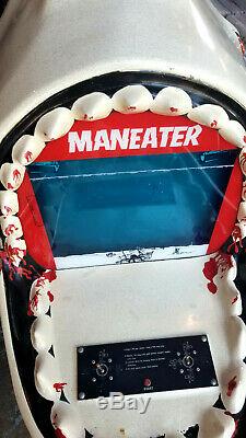Vtg 1975 PSE MANEATER (Project Support Engineering) Video Game Arcade Machine