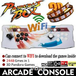 WIFI Pandora Box 3D Retro Video Arcade Console Machine Double Sticks HD Video LB