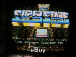 WWF Superstars arcade game machine