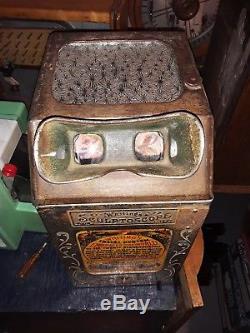 Whiting Coin Operated Sculptoscope Penny Arcade Machine Antique