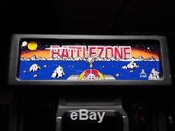 Working Atari BATTLEZONE upright arcade vector XY video game coin-op machine