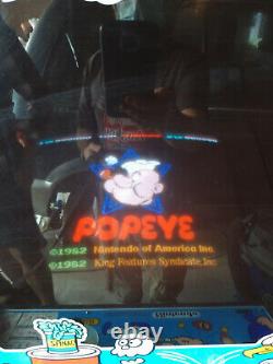 Wow Vintage 1982 Nintendo Popeye Stand-up Arcade Game Works Fine