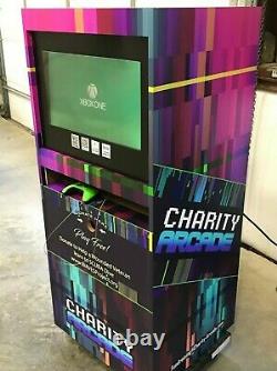 XBOX ONE Competition Arcade Machine Cabinet by Charity Arcade with Fortnite