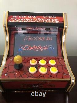 10 Spider-man Maximum Carnage Mini Arcade Machine Avec 10 000 Jeux