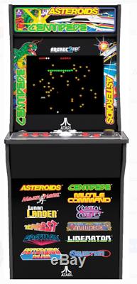 12-in-1 Jeu Vidéo Arcade Machine Cabinet Avec Riser Atari Ateroids Centipede