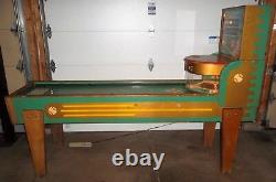 1950 Williams Double Header Shuffle Alley Baseball Machine Withpop Down Runners