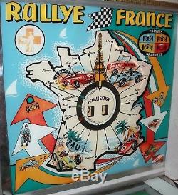 1964 Rallye Rallye France Machine D'arcade De Conduite Animée Entierement Travailleuse Et Nice