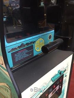 1976 Vintage Midway Sea Wolf Sous-marin Arcade Jeu Coin Op Machine Restaurée