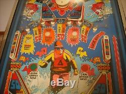 1978 Brunswick Aspen Pinball Machine Fonctionne Bien! Avec Orig Manual Arcade Game