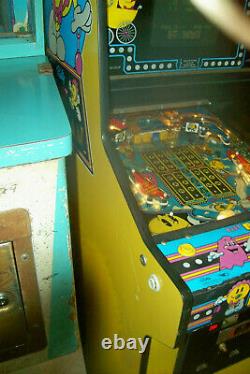 1982 Bally Midway Bebe Pac-man Arcade Pinball / Jeu Vidéo (pick-up À Indy)