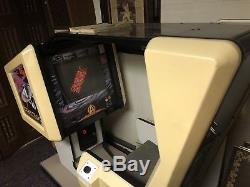 1983 Machine D'arcade De Cockpit De Sega Star Trek Sitdown 100% Vecteur De Travail Complet