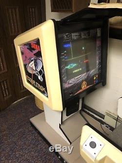 1983 Machine D'arcade De Cockpit De Sega Star Trek Sitdown 100% Vecteur De Travail Complet