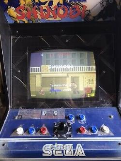 1988 Sega Shinobi Arcade Machine Game Cabinet De Travail
