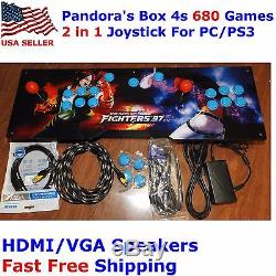 2017 Pandoras Box 4s 680 En 1 Arcade Machine Rétro Jeu Vidéo Console Kof Design