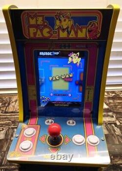 2020 Arcade1UP Ms. PAC-MAN Comptoir-Cade 4 Jeu Arcade Électronique FONCTIONNEL