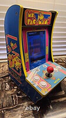 2020 Arcade1UP Ms. PAC-MAN Comptoir-Cade 4 Jeu Arcade Électronique FONCTIONNEL