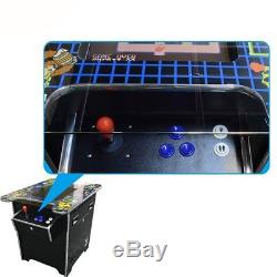 2 Côtés À 2 Joueurs Arcade Cocktail Table Game Machine Console Tabletop 60 En 1