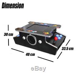 60 Dans 1 Mini Console De Machine De Jeu Vidéo D'arcade 2 Joueurs Double Bartop De Table