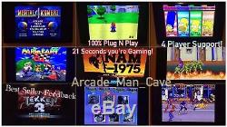 6,200+ Jeux N64 Snes X Hommes Accueil Arcade Man Cave Joystick Mame Machine Bartop
