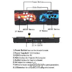 815 Jeux Vidéo Hd Arcade Console Machine 2 Joystick + Led Lumière Pandora's Box 4s