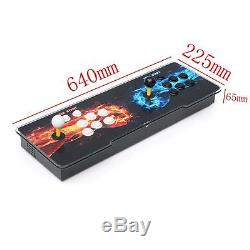 815 Jeux Vidéo Hd Arcade Console Machine 2 Joystick + Led Lumière Pandora's Box 4s