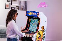 ARCADE1UP Pacmania Édition Bandai Legacy avec Riser & Light-Up Marquee Arcade Cabinet