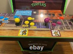 Adolescent Mutant Ninja Turtles Arcade Armoire Machine Avec Riser Arcade1up