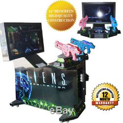 Aliens Extermination Tir Jeu D'arcade Écran Machine 42 Hd Tout Neuf