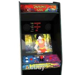 Arcade1UP Dragon's Lair, 3 jeux en 1, Machine d'arcade de jeux vidéo avec support personnalisé.