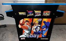 Arcade1UP Marvel vs. Capcom Table de jeu vidéo d'arcade tête-à-tête 8 jeux en 1