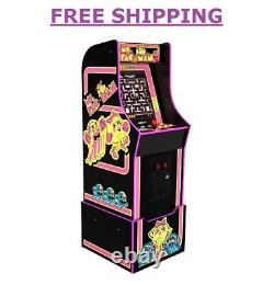 Arcade1UP Ms. Pac-Man Legacy: 14 jeux vidéo en 1 machine d'arcade avec socle et Wi-Fi