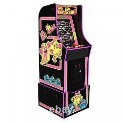 Arcade1UP Ms. Pac-Man Legacy: 14 jeux vidéo en 1 machine d'arcade avec socle et Wi-Fi
