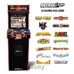 Arcade1Up Mortal Kombat II Machine de jeu d'arcade vidéo de luxe + 14 jeux classiques