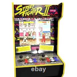 Arcade1Up Street Fighter II Capcom Legacy Edition Machine d'Arcade avec 12 Jeux