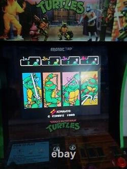 Arcade1Up Teenage Mutant Ninja Turtles Cabinet Arcade Machine RAMASSAGE LOCAL