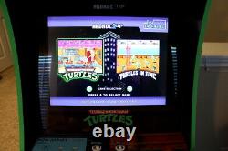 Arcade1up Adolescent Mutant Ninja Turtles Arcade Armoire Machine Avec Riser + Extra