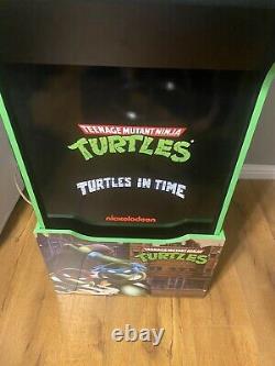 Arcade1up Adolescent Mutant Ninja Turtles Arcade Cabinet Machine Avec Riser & Stand