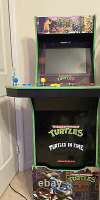 Arcade1up Adolescent Mutant Ninja Turtles Arcade Cabinet Machine, Riser (tmnt)