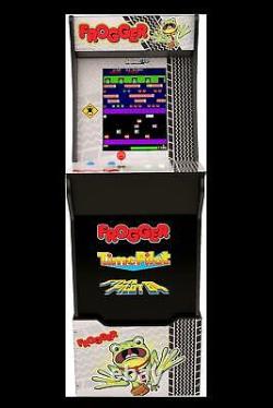 Arcade1up Frogger 3-en-1 Accueil Jeu Vidéo Arcade Jeu Machine Avec Riser