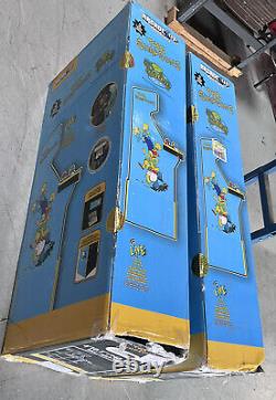 Arcade1up Le Jeu D'arcade Simpsons Avec Riser & Light Up Marquee New In Box