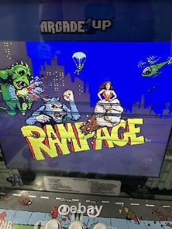 Arcade1up Machine de jeu d'arcade RAMPAGE sans support - Modèle 6657, 4 jeux en 1