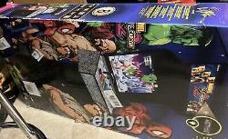 Arcade1up Marvel vs Capcom 2 Machine de Jeu Vidéo d'Arcade avec Marquee Lumineux et Riser